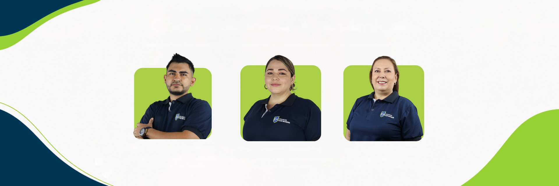 Academic coordinators of Colegio Liceo Moderno: Mateo Martínez, Lorena Ramírez and Luisa F. Narváez